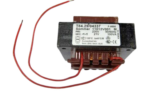 Transformateur 230V / 21V / 100VA Sommer 11012V001